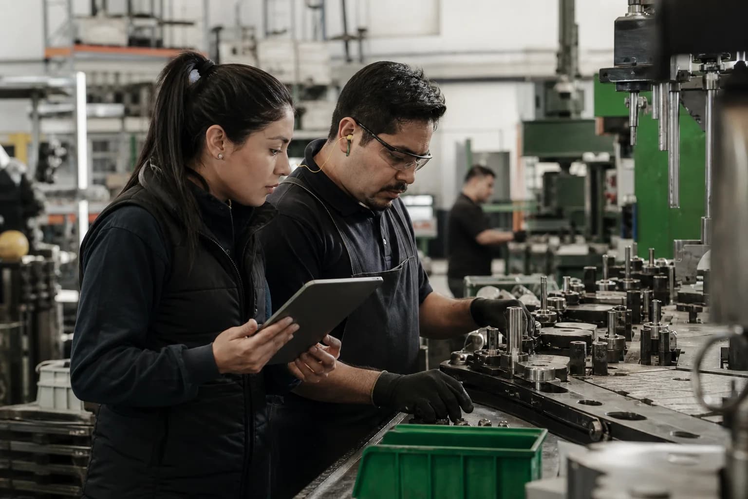 Modern factory operation connected through SOBERAN